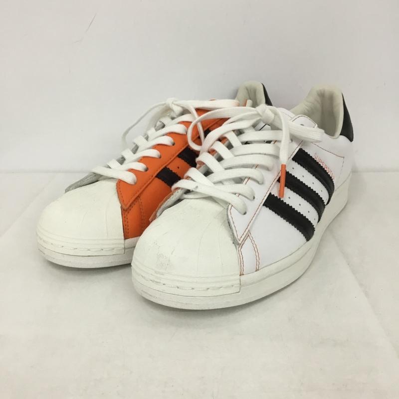 アディダス adidas スニーカー スニーカー FW6363 SIZE? Superstar 27.5cm 27.5cm ロゴ、文字 白 / ホワイト / X 黒 / ブラック / X 橙 / オレンジ /  メンズ USED 古着 中古 10139953