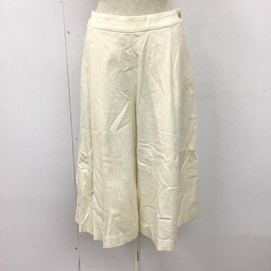 アンタイトル UNTITLED ボトムス ボトムス AE153-67416JJ ガウチョパンツ 1 無地 オフホワイト / オフホワイト /  レディース USED 古着 中古 10117253