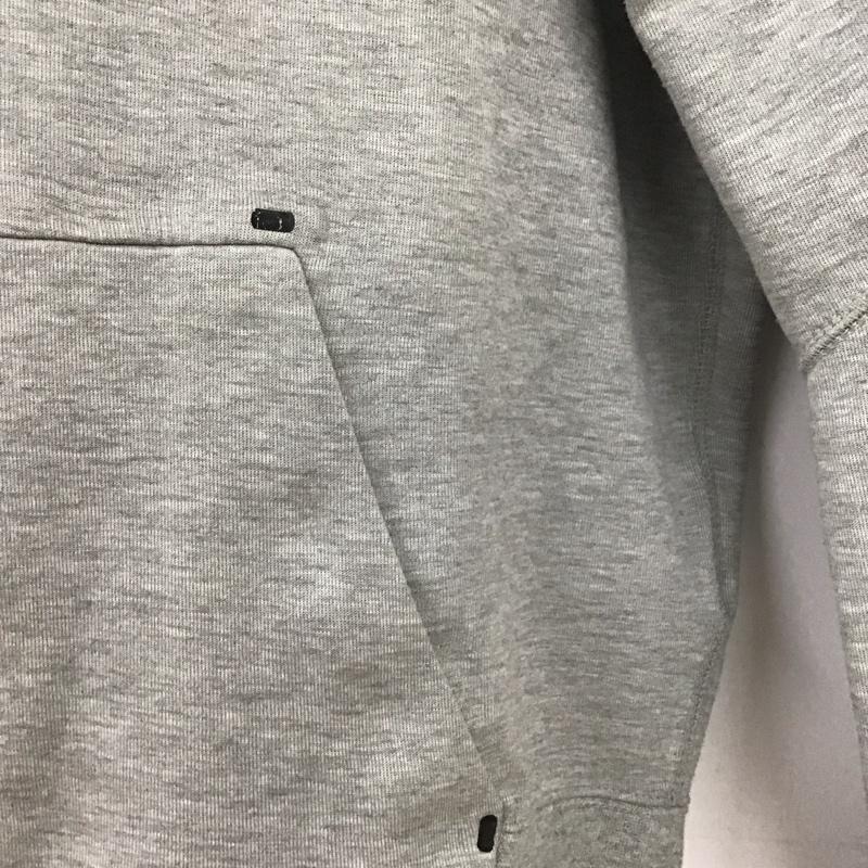 ナイキ NIKE パーカー 長袖 616758-063 ジップアップパーカー ジップアップジャケット L ロゴ、文字 青 / ブルー / X 灰 / グレー /  メンズ USED 古着 中古 10148753