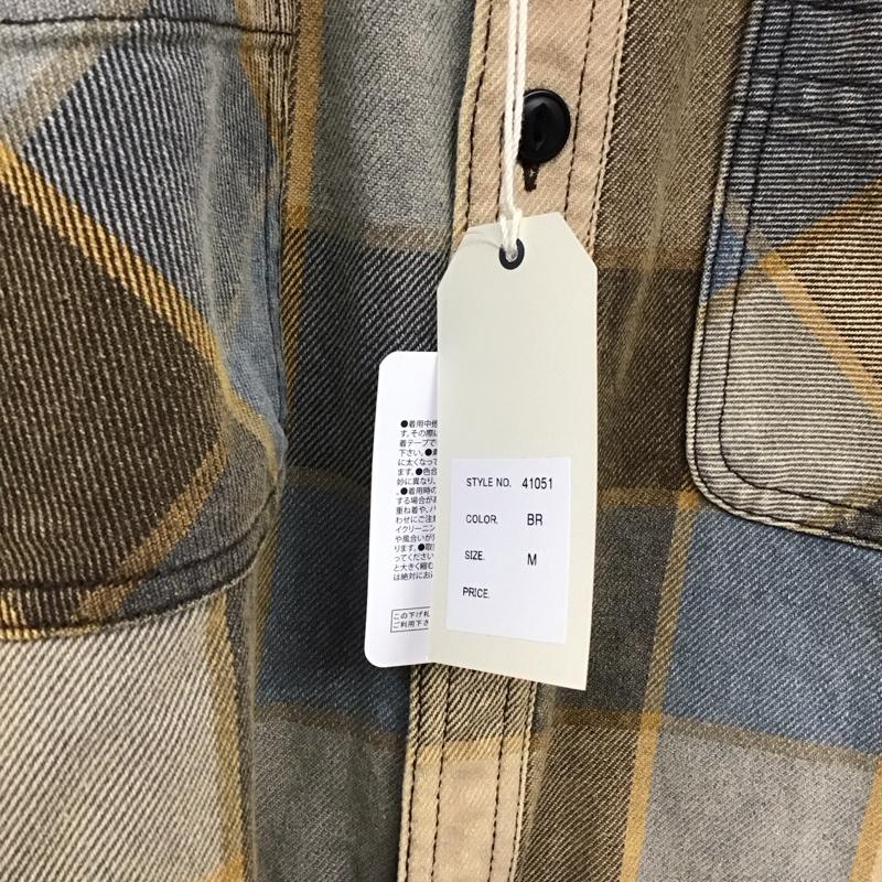 ヒューストン HOUSTON シャツ、ブラウス 長袖 M チェック マルチカラー / マルチカラー /  メンズ USED 古着 中古 10129997