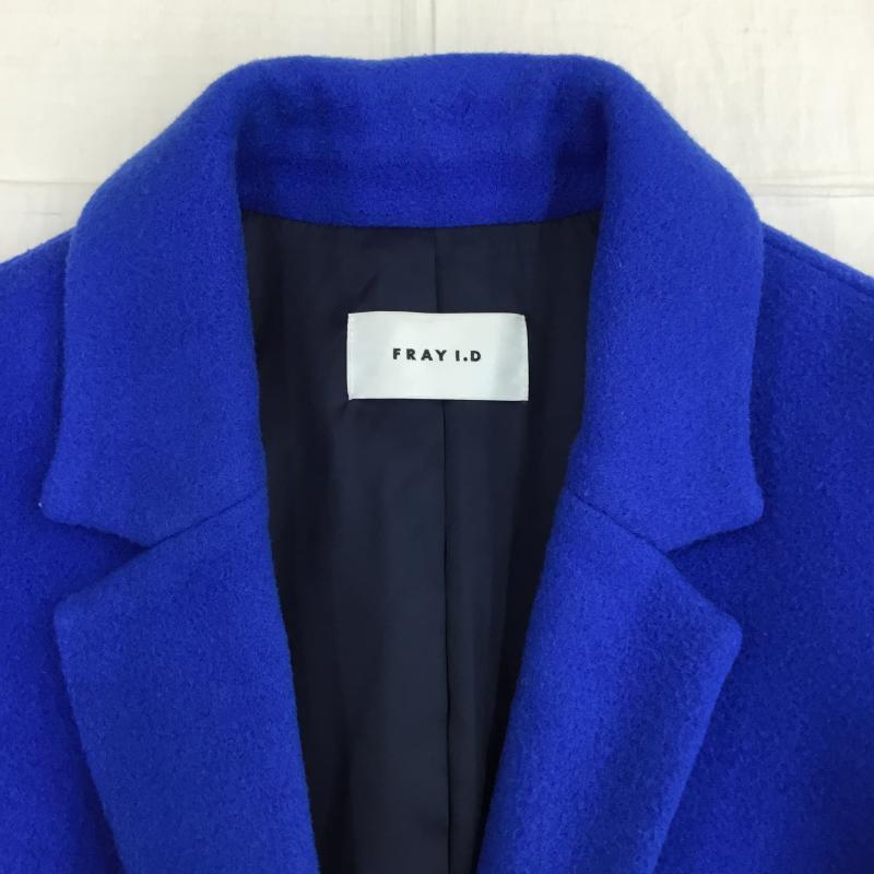 フレイ アイディー FRAY I.D コート コート一般 FWFC155002 1 無地 青 / ブルー /  レディース USED 古着 中古 10142534