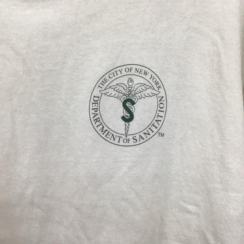 ラファイエット Lafayette Tシャツ 半袖 半袖カットソー プリントTシャツ クルーネックカットソー L ロゴ、文字 白 / ホワイト /  メンズ USED 古着 中古 10146208