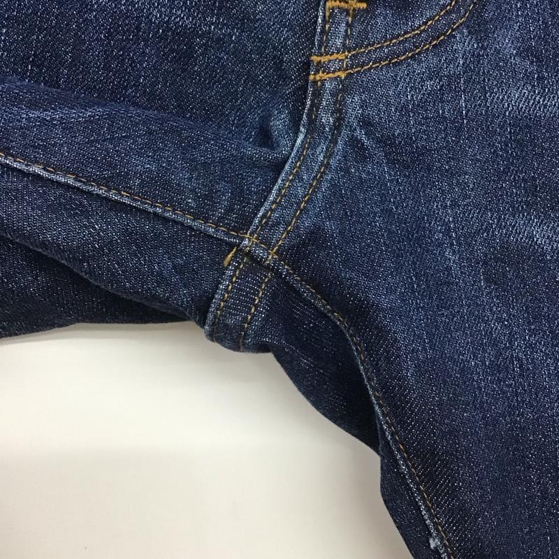 ジースターロゥ G-STAR RAW パンツ デニム、ジーンズ デニムパンツ スリムパンツ カジュアルパンツ ストレッチパンツ 34インチ ロゴ、文字 インディゴ / インディゴ /  メンズ USED 古着 中古 10148272