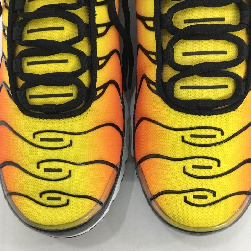 ナイキ NIKE スニーカー スニーカー HF0552-001 AIR MAX PLUS 29cm 箱有 29.0cm ロゴ、文字 黒 / ブラック / X 橙 / オレンジ / X 黄 / イエロー /  メンズ USED 古着 中古 10125085