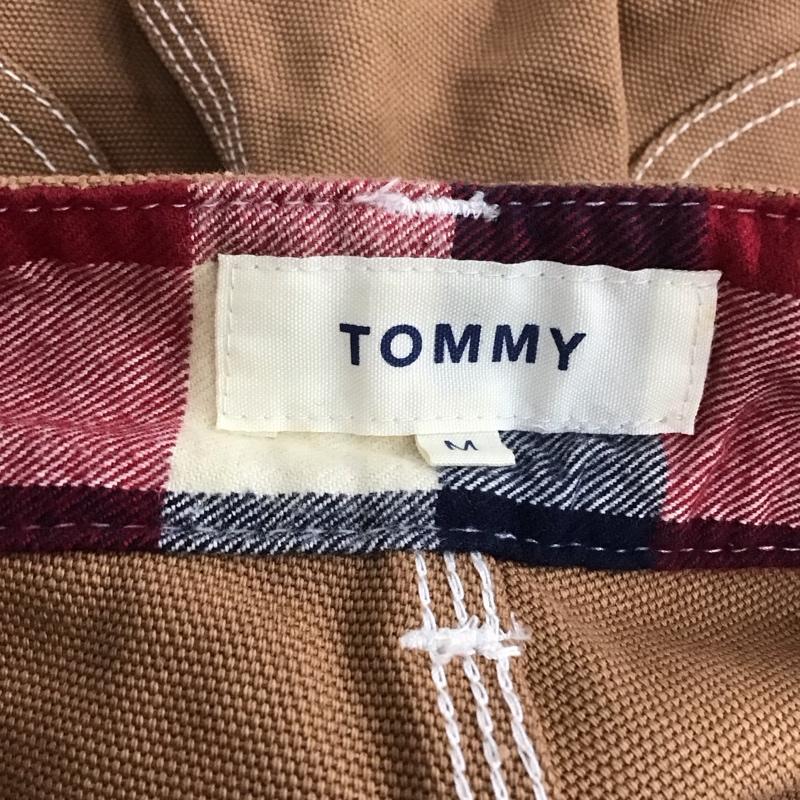 トミー TOMMY パンツ ワークパンツ、ペインターパンツ コットン M ワンポイント 茶 / ブラウン /  メンズ USED 古着 中古 10111207
