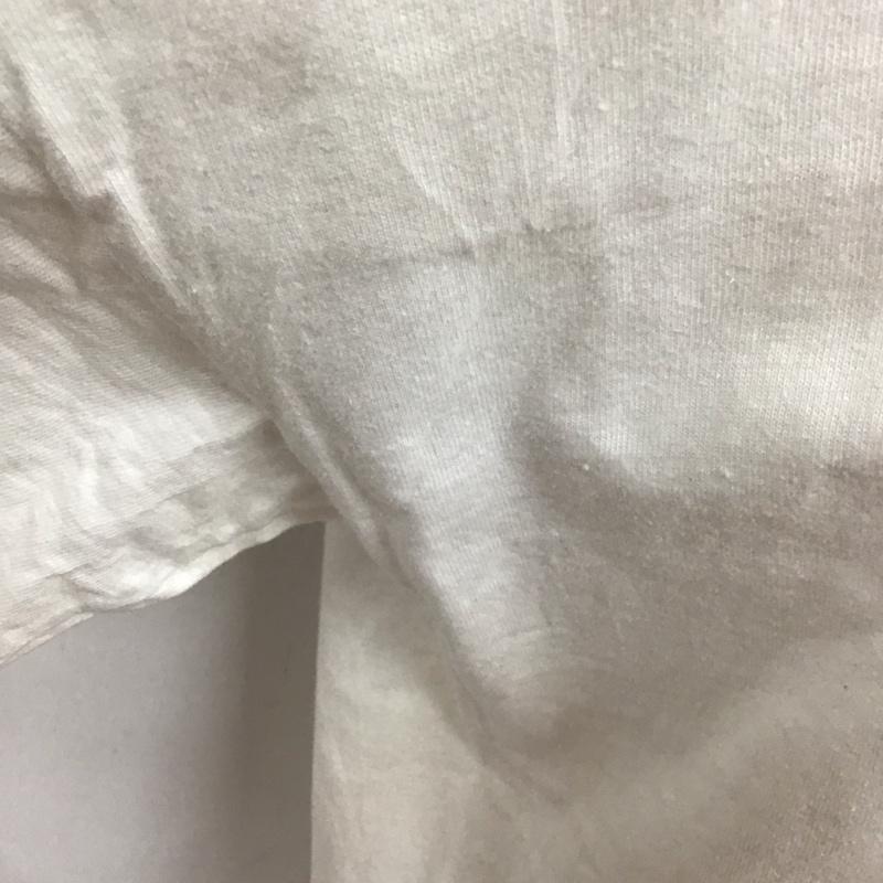 アディダス adidas Tシャツ 半袖 半袖カットソー プリントTシャツ クルーネックカットソー 80s L プリント 白 / ホワイト /  メンズ USED 古着 中古 10126665