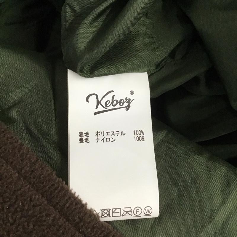 ケボズ KEBOZ ジャケット、上着 ジャケット、ブレザー ジップアップジャケット ジャンパー ジャケット フリースジャケット アウター L 無地 茶 / ブラウン /  メンズ USED 古着 中古 10124682