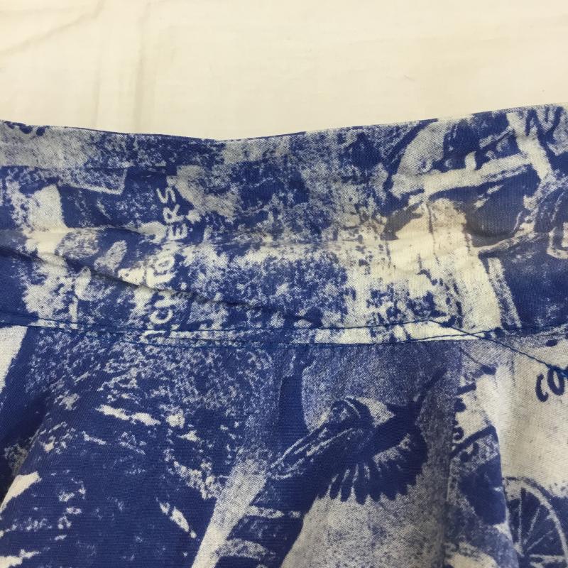 サンサーフ SUN SURF シャツ、ブラウス 半袖 411-M31203 SUN SURF 半袖 総柄 シャツ スペシャルエディション 総柄 青 / ブルー / X 白 / ホワイト /  メンズ USED 古着 中古 10129788