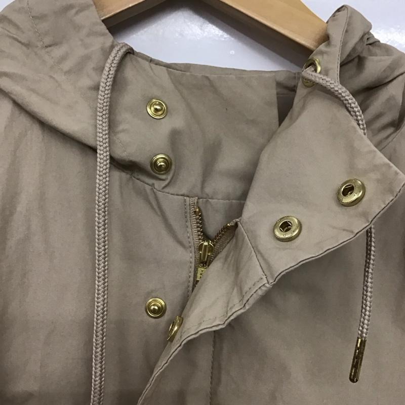 ディスコート Discoat ジャケット、上着 ジャンパー、ブルゾン ジップアップジャケット パーカージャケット アウター M 無地 ベージュ / ベージュ /  レディース USED 古着 中古 10143761