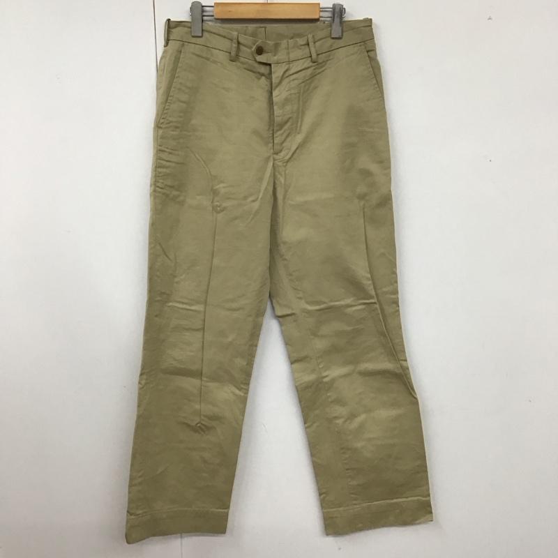 バリー ブリッケン BARRY BRICKEN パンツ チノパン チノパン カジュアルパンツ ワイドパンツ ストレートパンツ 32インチ 無地 ベージュ / ベージュ /  メンズ USED 古着 中古 10110395