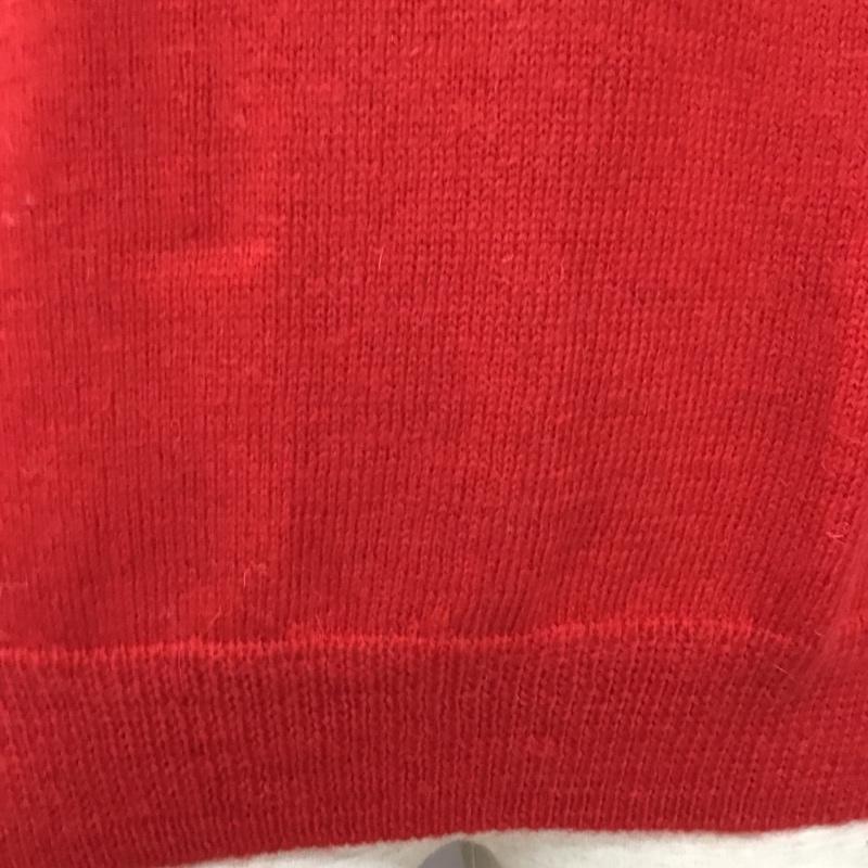 ニューヨーカー NEWYORKER ニット、セーター 長袖 長袖ニットカットソー ニット セーター クルーネックニット L 無地 赤 / レッド /  メンズ USED 古着 中古 10113329