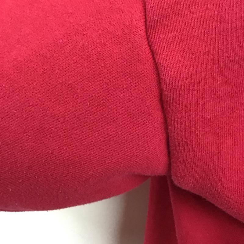 ハードロックカフェ HARD ROCK CAFE トレーナー 長袖 長袖トレーナー スウェット ジップアップネック リブスウェットカットソー ロゴ、文字 赤 / レッド /  メンズ USED 古着 中古 10124592