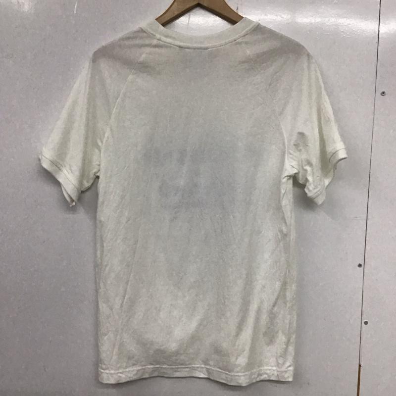 アディダス adidas Tシャツ 半袖 半袖カットソー プリントTシャツ クルーネックカットソー ロゴ、文字 白 / ホワイト /  メンズ USED 古着 中古 10133720