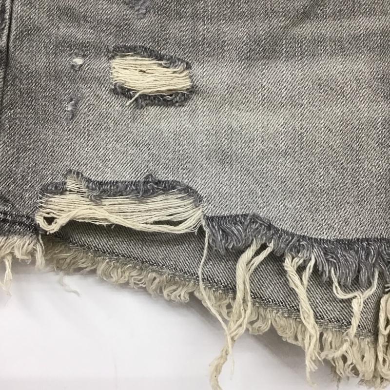 ザラ ZARA パンツ ショートパンツ 3660/079/802 34 無地 灰 / グレー /  レディース USED 古着 中古 10149050