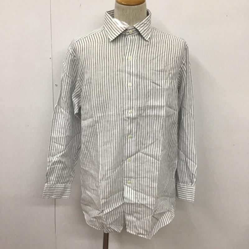 ブルックスブラザーズ BROOKS BROTHERS シャツ、ブラウス 長袖 長袖シャツ ストライプシャツ カジュアルシャツ ストライプ 白 / ホワイト / X 青 / ブルー /  メンズ USED 古着 中古 10111264