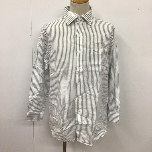 ブルックスブラザーズ BROOKS BROTHERS シャツ、ブラウス 長袖 長袖シャツ ストライプシャツ カジュアルシャツ ストライプ 白 / ホワイト / X 青 / ブルー /  メンズ USED 古着 中古 10111264