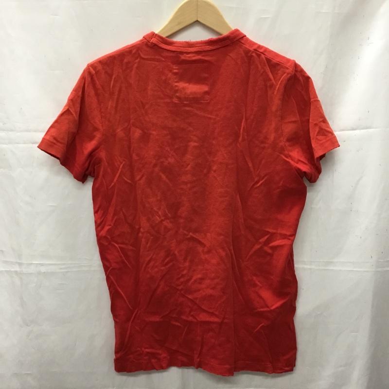 ホリスター Hollister Tシャツ 半袖 M 無地 赤 / レッド /  メンズ USED 古着 中古 10110601
