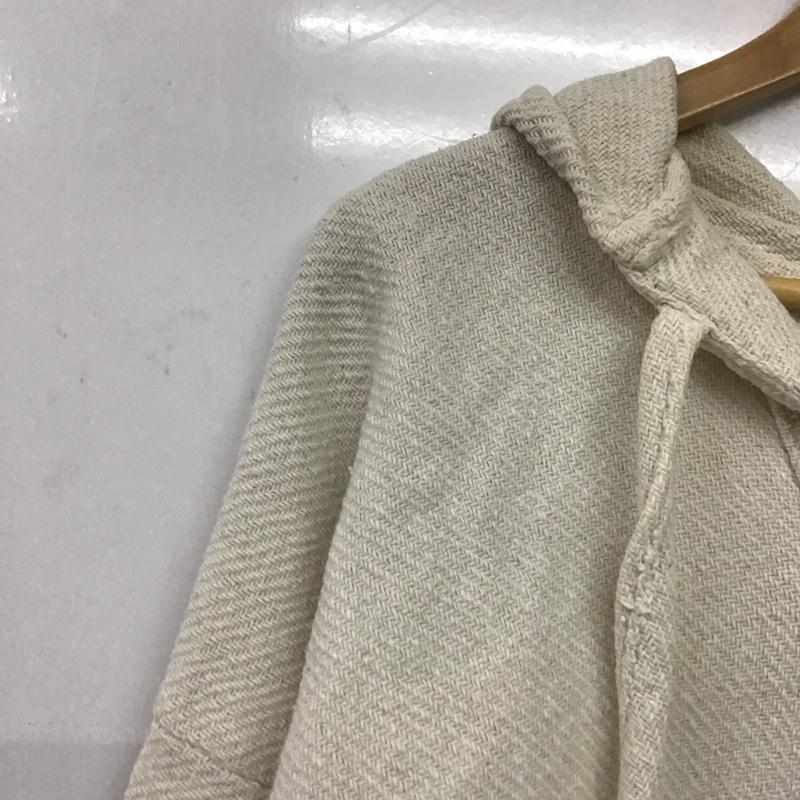 古着 USED パーカー 長袖 メキシカンパーカー Vネック 長袖パーカー 古着 プリント アイボリー / アイボリー /  メンズ USED 古着 中古 10145345