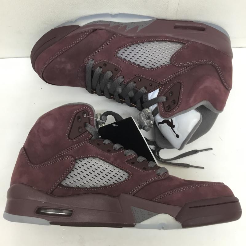 ナイキ NIKE スニーカー スニーカー AIR JORDAN 5 RETRO SE DZ4131-600 ナイキ エアジョーダン 5 レトロ シーズナルエディション ディープバーガンディ ライトグラファイト 27.0cm ロゴ、文字 紫 / パープル /  メンズ USED 古着 中古 10112274