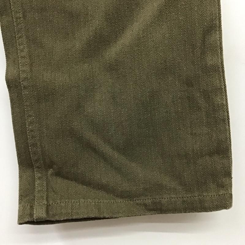 ヴォイリー VOIRY パンツ ワークパンツ、ペインターパンツ ワークパンツ ワイドパンツ カジュアルパンツ ミリタリーパンツ 無地 カーキ / カーキ /  メンズ USED 古着 中古 10116580