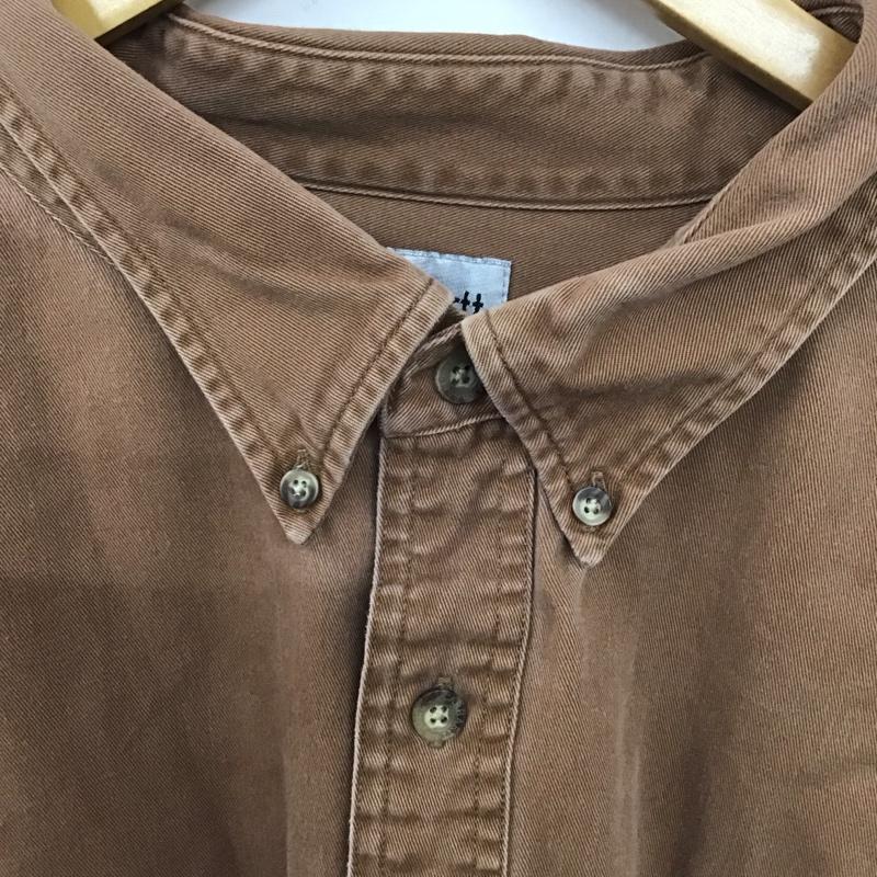 カーハート Carhartt シャツ、ブラウス 長袖 ボタンダウンシャツ 無地 茶 / ブラウン /  メンズ USED 古着 中古 10128545