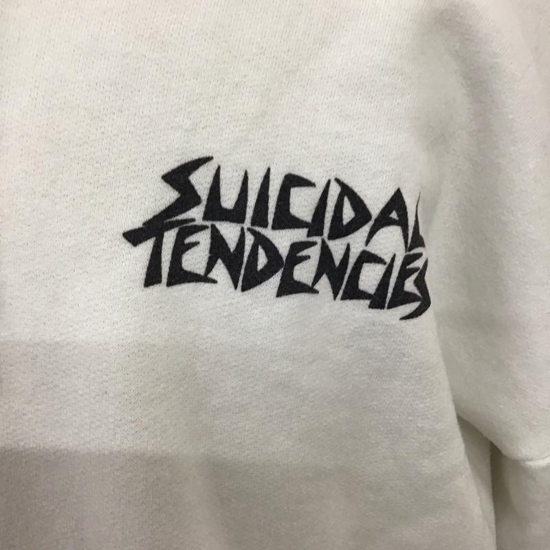 古着 USED パーカー 長袖 90s usa suicidaltendenies 長袖パーカー スウェット XL ロゴ、文字 白 / ホワイト /  メンズ USED 古着 中古 10119134