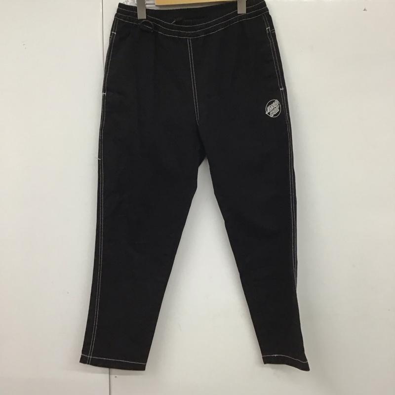 サンタクルーズ SANTA CRUZ パンツ ワークパンツ、ペインターパンツ ワークパンツ ワイドパンツ カジュアルパンツ M ロゴ、文字 黒 / ブラック /  メンズ USED 古着 中古 10129037