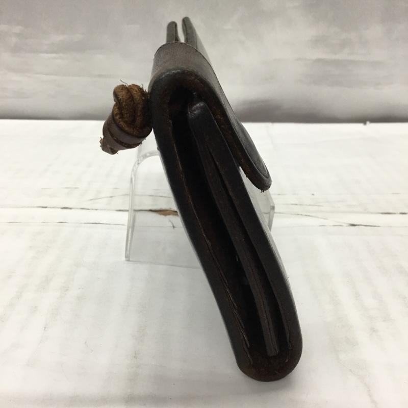 ポーター PORTER 財布 長財布 レザー 無地 茶 / ブラウン /  メンズ USED 古着 中古 10117609
