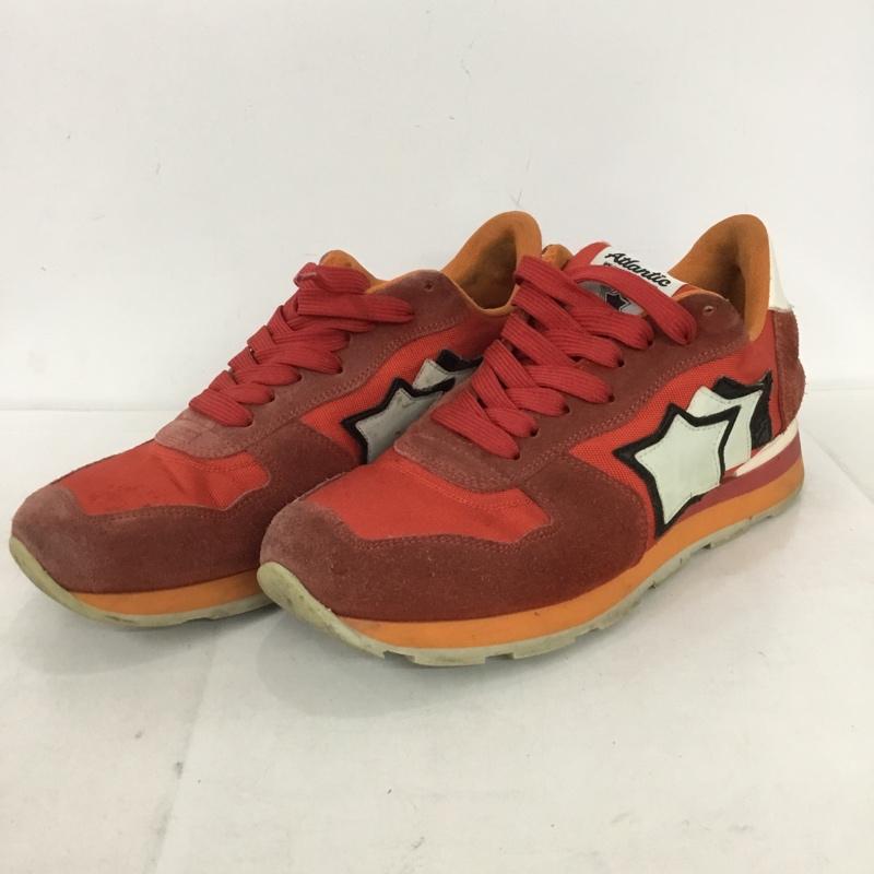 アトランティック スターズ Atlantic STARS スニーカー スニーカー 42 ロゴ、文字 赤 / レッド /  メンズ USED 古着 中古 10133906