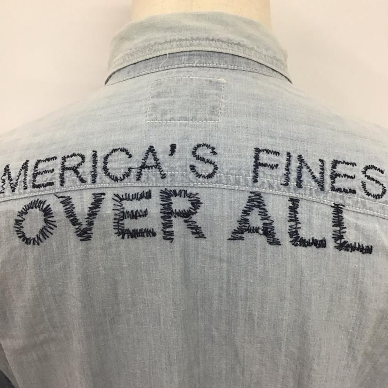 リーバイス Levi s シャツ、ブラウス 長袖 長袖シャツ カラーシャツ ポケットシャツ 長袖カットソー デニムシャツ M ロゴ、文字 インディゴ / インディゴ /  メンズ USED 古着 中古 10124101