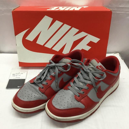 ナイキ NIKE スニーカー スニーカー DD1391 002 DUNK LOW RETRO 27cm 箱有 27.0cm ロゴ、文字 赤 / レッド / X 灰 / グレー /  メンズ USED 古着 中古 10120907