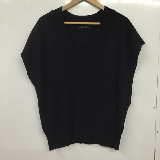 ジーナシス JEANASIS ベスト ベスト JS063389SB 14GソウバリVベスト FREE 無地 黒 / ブラック /  レディース USED 古着 中古 10134651