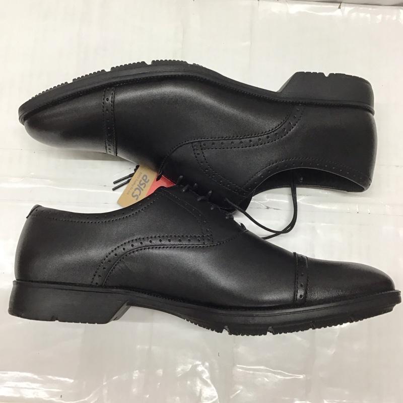 アシックス ASICS 革靴 革靴 TU-7774 texcy luxe ストレートチップ 箱有 26cm 26.0cm 無地 黒 / ブラック /  メンズ USED 古着 中古 10111757