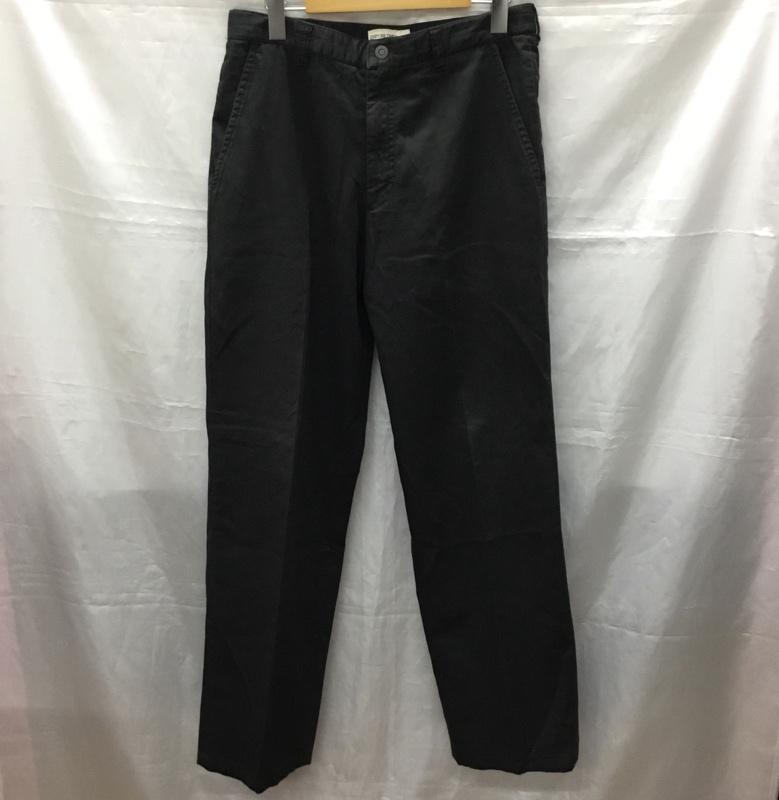 エンポリオアルマーニ EMPORIO ARMANI パンツ デニム、ジーンズ ワイドパンツ カジュアルパンツ ワークパンツ 48 無地 黒 / ブラック /  メンズ USED 古着 中古 10115758