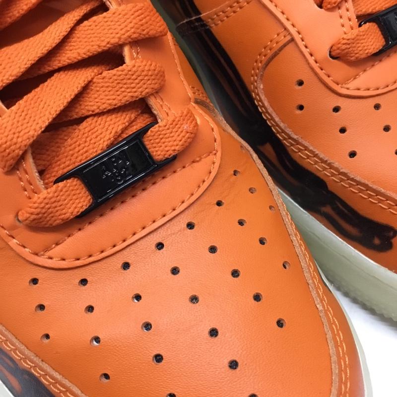 ナイキ NIKE スニーカー スニーカー CU8067-800 AIR FORCE 1 07 SKELETON QS 26.5cm 箱有 26.5cm ロゴ、文字 橙 / オレンジ / X 黒 / ブラック /  メンズ USED 古着 中古 10107845