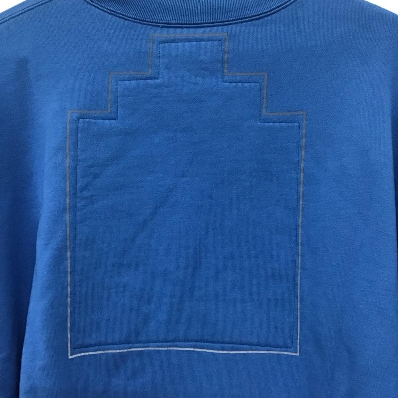 シーイー C.E トレーナー 長袖 ces25cs03 DISSATISFACTIONCREW NECKスウェット プルオーバー トレーナー L ロゴ、文字 白 / ホワイト / X 水色 / ライトブルー /  メンズ USED 古着 中古 10137103