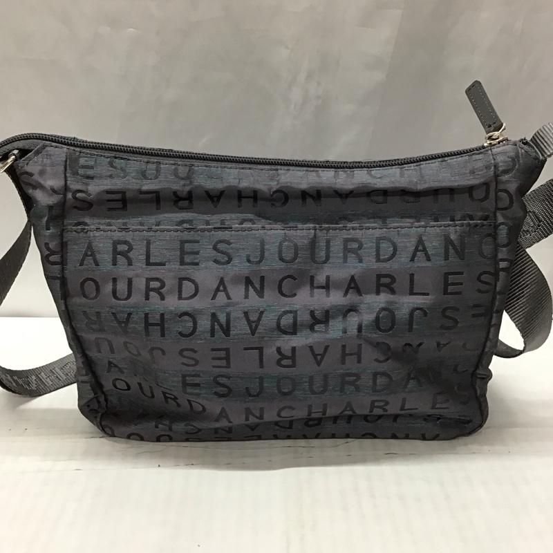 シャルルジョルダン CHARLES JOURDAN ショルダーバッグ ショルダーバッグ ロゴ、文字 灰 / グレー /  レディース USED 古着 中古 10115839