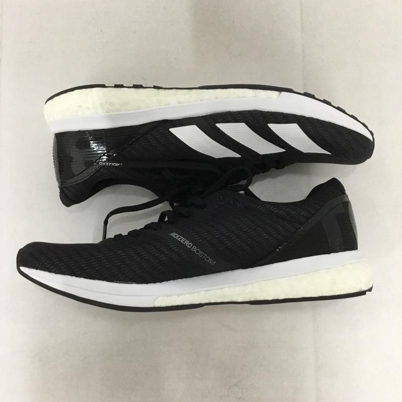 アディダス adidas スニーカー スニーカー G28861 ADIZERO BOSTON 8 26cm 26.0cm ロゴ、文字 黒 / ブラック / X 白 / ホワイト /  メンズ USED 古着 中古 10142503