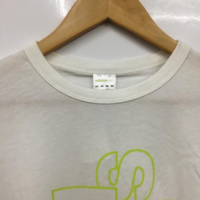 アディダス adidas Tシャツ 半袖 AP4545 アウトラインロゴTシャツ L プリント 白 / ホワイト /  メンズ USED 古着 中古 10135048