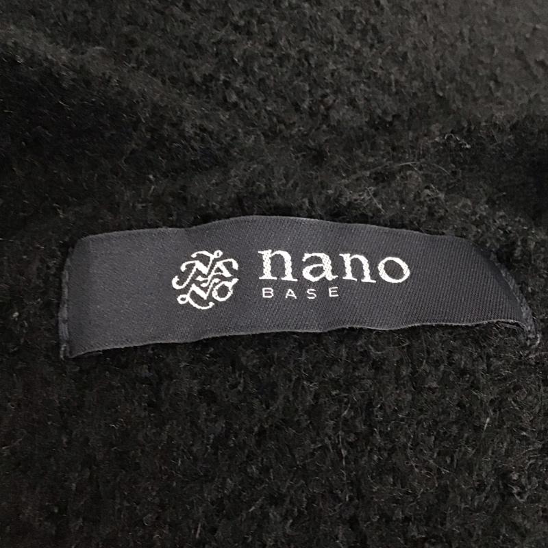 ナノユニバース nano・universe ニット、セーター 長袖 BM82KNT012FL Vネック FREE 無地 黒 / ブラック /  レディース USED 古着 中古 10122482