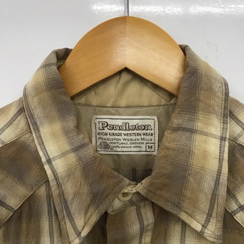 ペンドルトン PENDLETON シャツ、ブラウス 長袖 長袖シャツ チェックシャツ カラーシャツ M チェック マルチカラー / マルチカラー /  メンズ USED 古着 中古 10138408