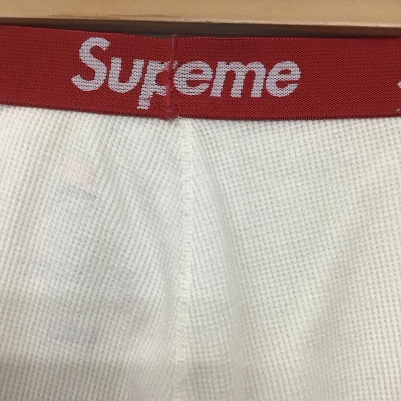 シュプリーム Supreme ボトムス ボトムス サーマルパンツ アンダーウェア スパッツ S 無地 白 / ホワイト /  メンズ USED 古着 中古 10142567
