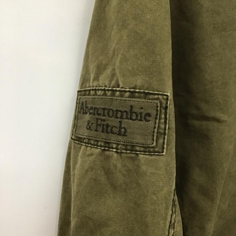 アバクロンビーアンドフィッチ ABERCROMBIE&FITCH ジャケット、上着 ジャンパー、ブルゾン ジップアップジャケット アウター 古着 ミリタリージャケット S 無地 カーキ / カーキ /  メンズ USED 古着 中古 10129854