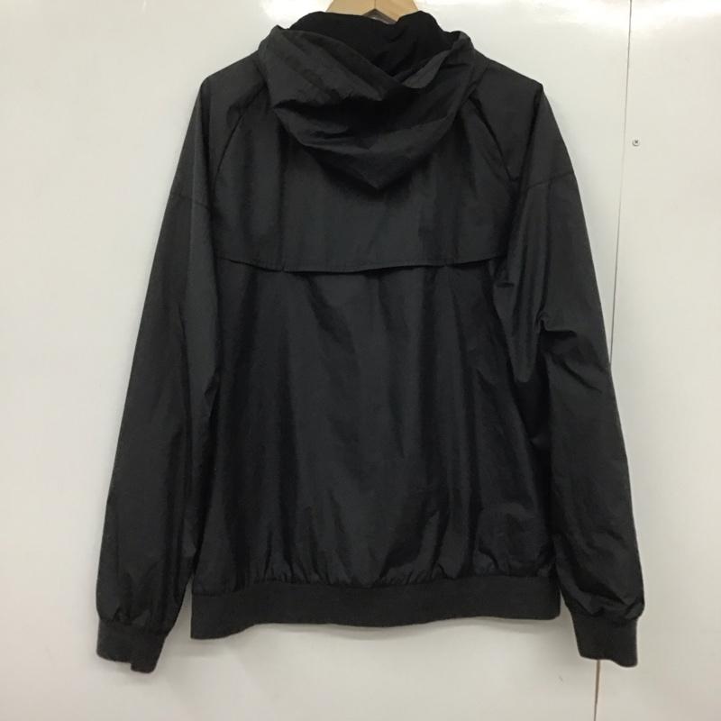 ナイキ NIKE ジャケット、上着 ジャンパー、ブルゾン 727324-010 ナイロンジャケット ジップアップパーカー L ロゴ、文字 黒 / ブラック /  メンズ USED 古着 中古 10149142