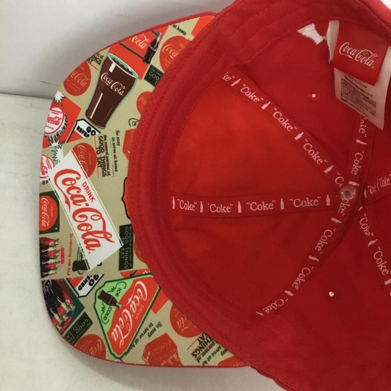 コカコーラ Coca Cola 帽子 キャップ ロゴ、文字 赤 / レッド /  メンズ USED 古着 中古 10149839
