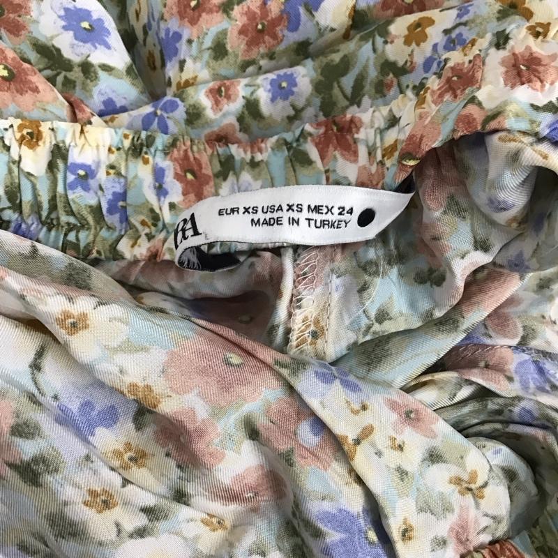 ザラ ZARA スカート ロングスカート ロングスカート フレアスカート カジュアルスカート XS プリント マルチカラー / マルチカラー /  レディース USED 古着 中古 10128970