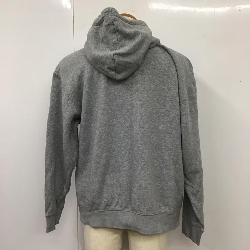 ナイキ NIKE パーカー 長袖 CW4384-063 スウェット プルオーバー フーディー 裏起毛 XL ロゴ、文字 灰 / グレー /  メンズ USED 古着 中古 10114954