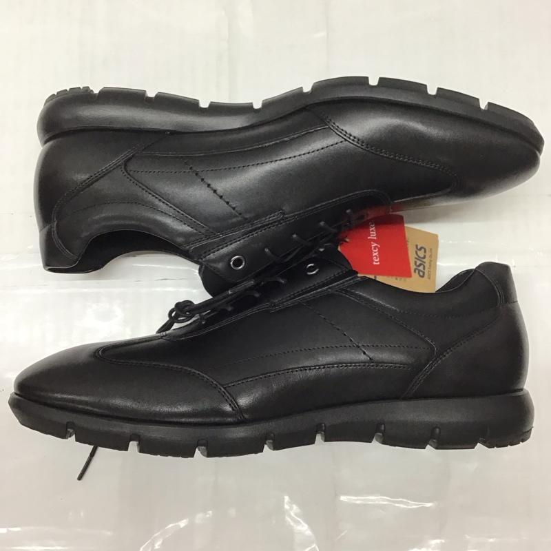 アシックス ASICS 革靴 革靴 TU-7776 texcy luxe ビジネススニーカー 25cm 箱有 25.0cm 無地 黒 / ブラック /  メンズ USED 古着 中古 10111701