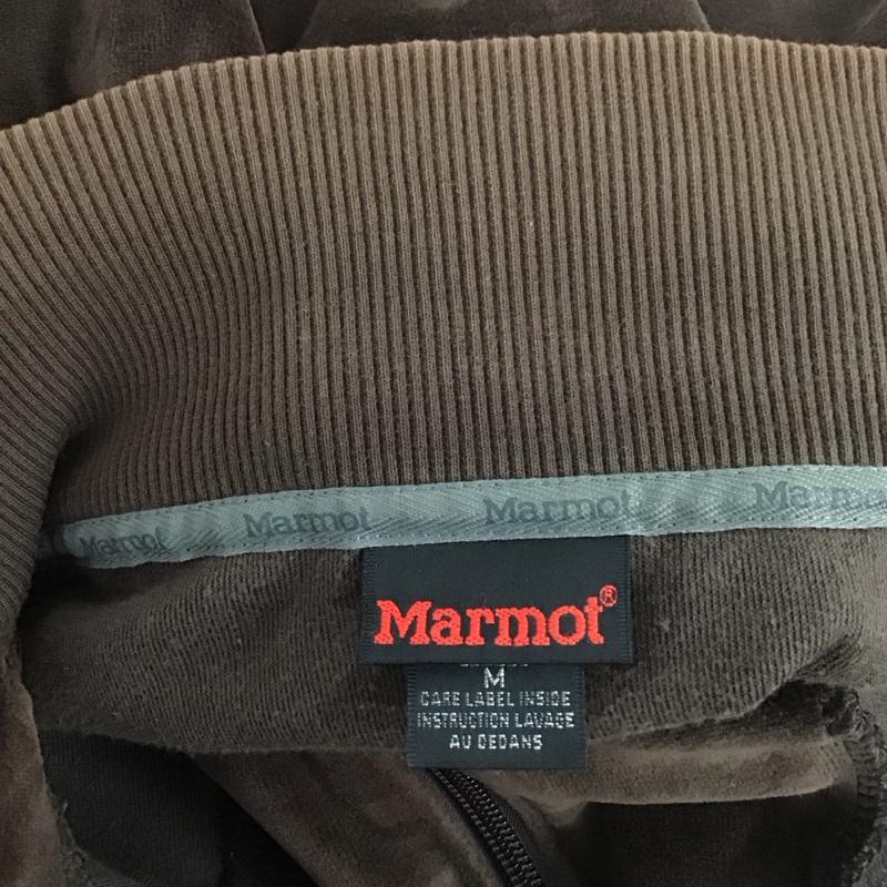 マーモット Marmot ジャケット、上着 ジャケット、ブレザー ジップアップジャケット ジャンパー ジャケット カジュアルジャケット アウトドア M ロゴ、文字 茶 / ブラウン /  メンズ USED 古着 中古 10110809