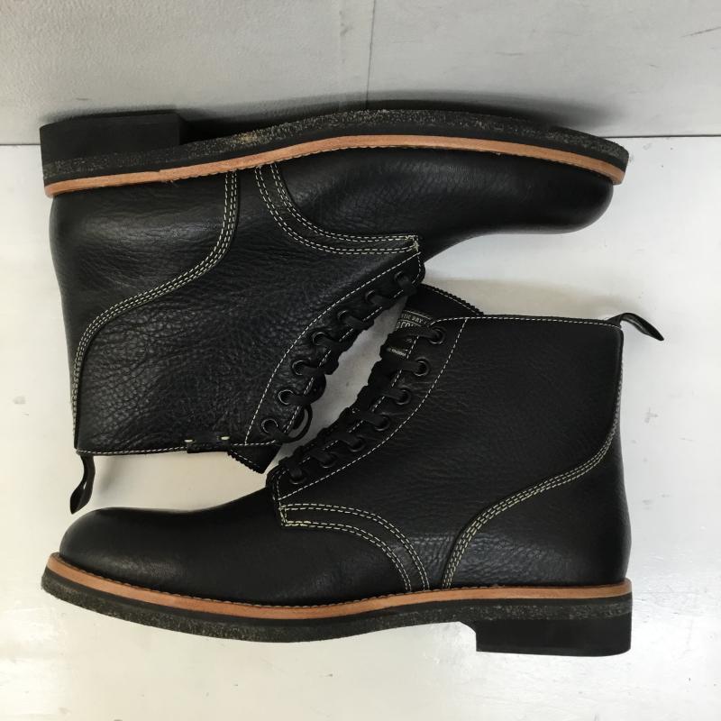 ポロラルフローレン POLO RALPH LAUREN ブーツ ショートブーツ 29.5cm 無地 黒 / ブラック /  メンズ USED 古着 中古 10140755